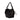 Bottega Veneta Beak Large Black Calfskin Shoulder Bag 666511