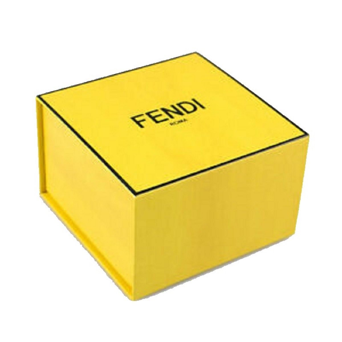 Fendi Double F Fuchsia/Orange Clic Clac Metal Cuff Bracelet