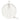 Prada Triangle Plaque Smooth White Leather Round Mini Pouch Keychain