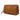 Prada Vitello Daino Cannella Brown Leather Cosmetic Pouch Clutch Bag