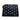 Saint Laurent Buffalo Palm Tree Black Nylon Chain Trifold Wallet 586279