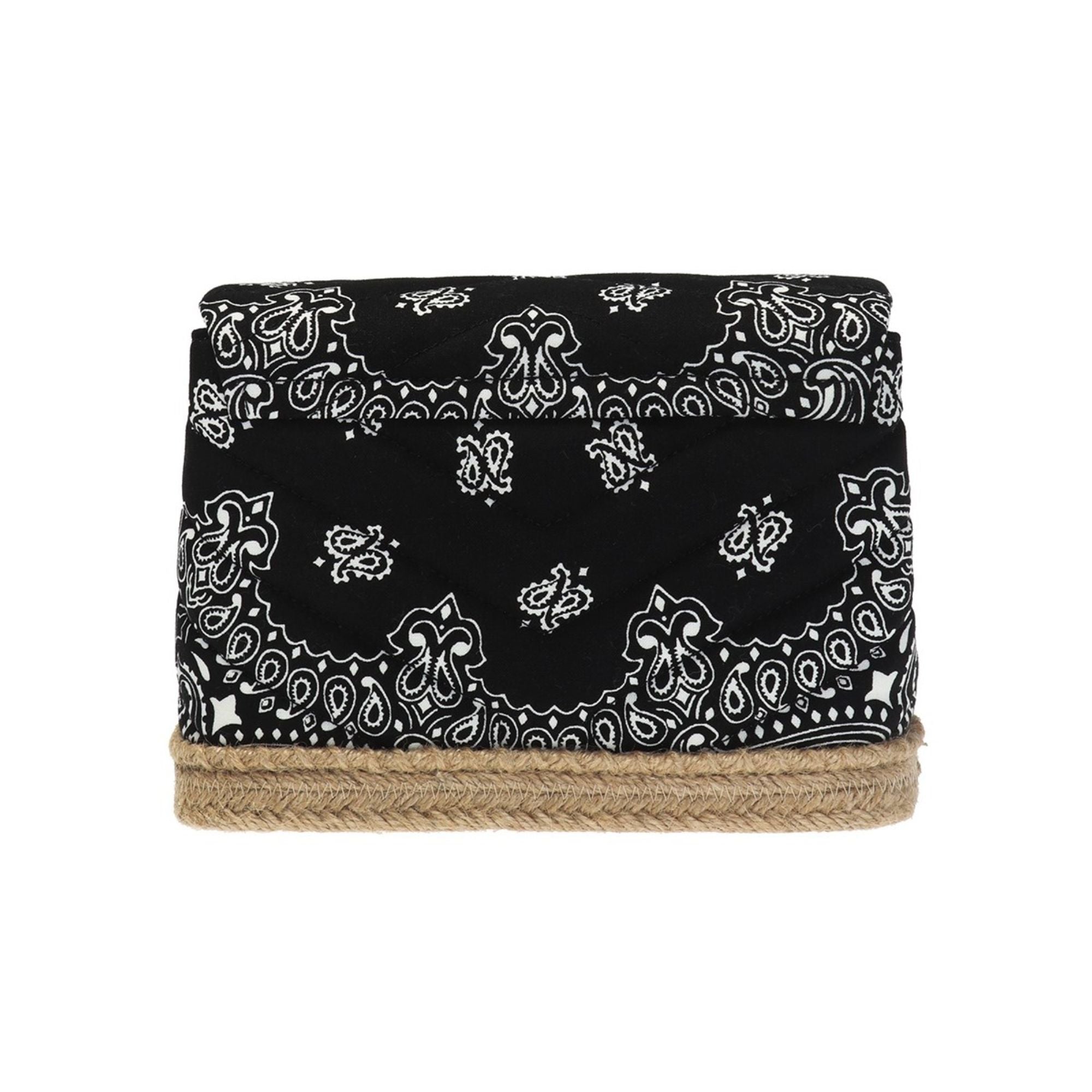 Saint Laurent Loulou Black Paisley Quilted Small Cross Body Bag 531045