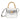Versace La Medusa Ayers Silver Python Print Mini Top Handle Crossbody Bag