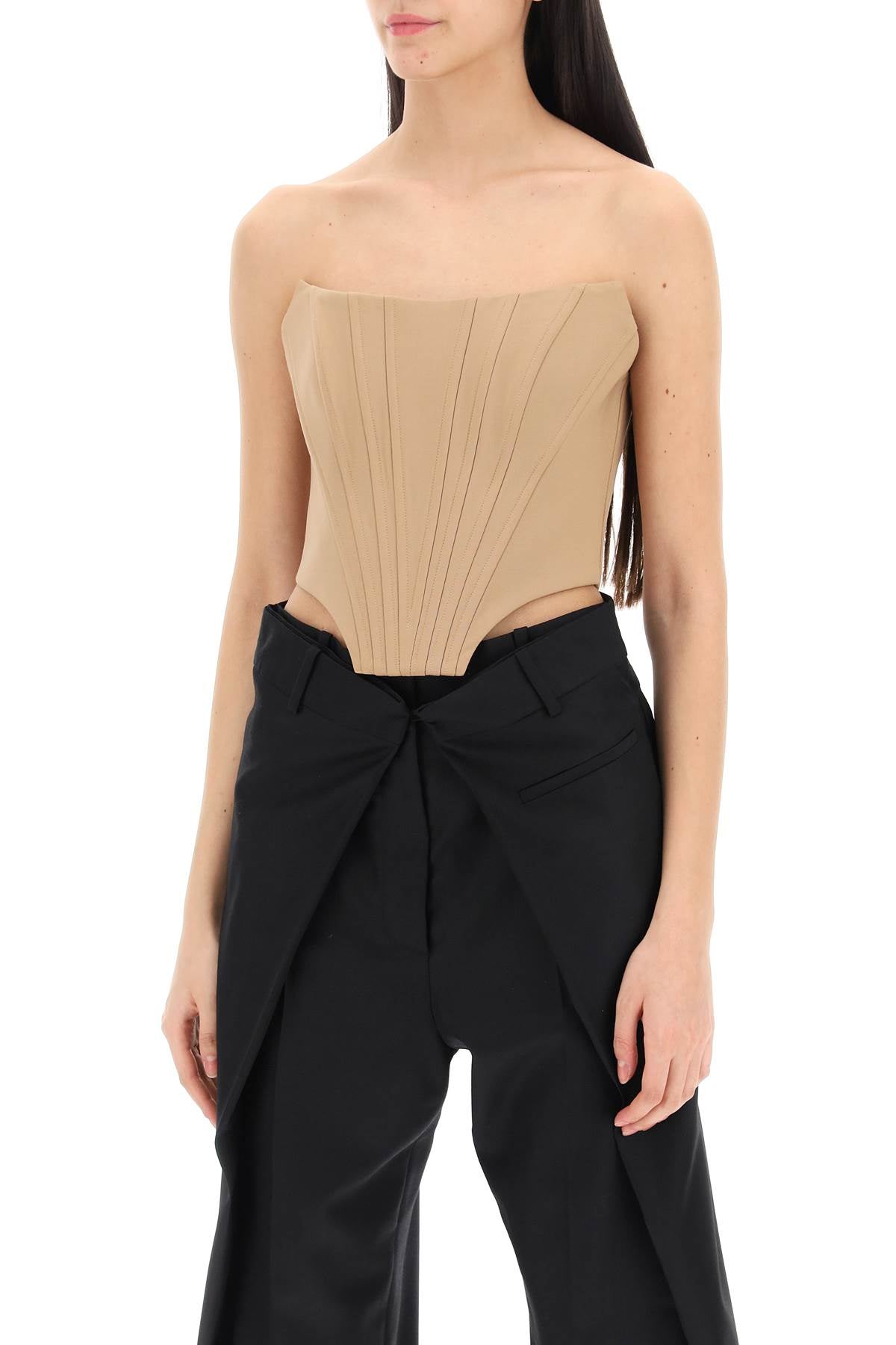 Giuseppe di morabito firefly wool bustier top