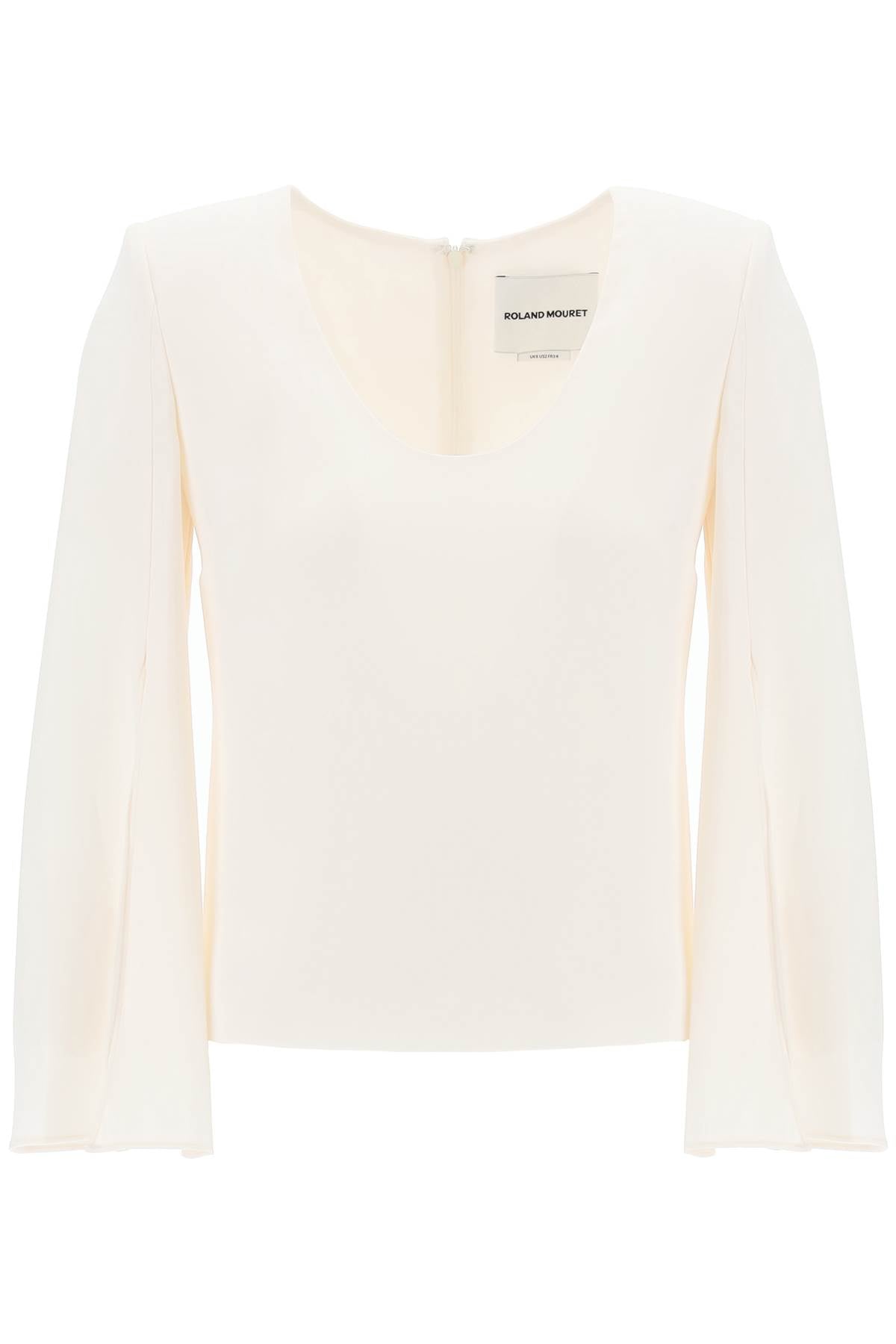 Roland mouret "cady top with flared sleeve"