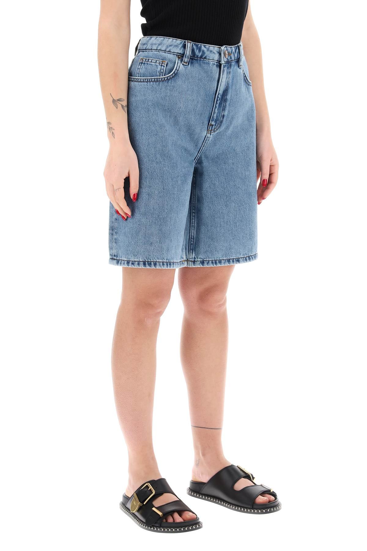 Skall studio denim wilson bermuda shorts for