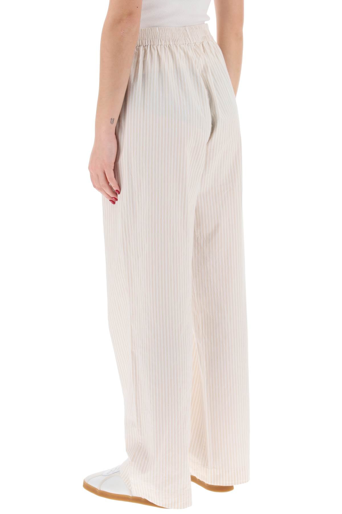 Skall studio "organic cotton striped claudia pants"