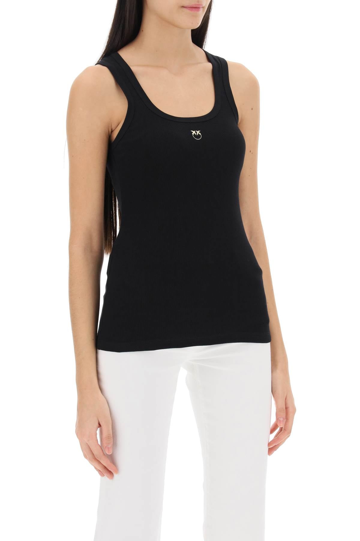 Pinko slim fit ribbed tank top