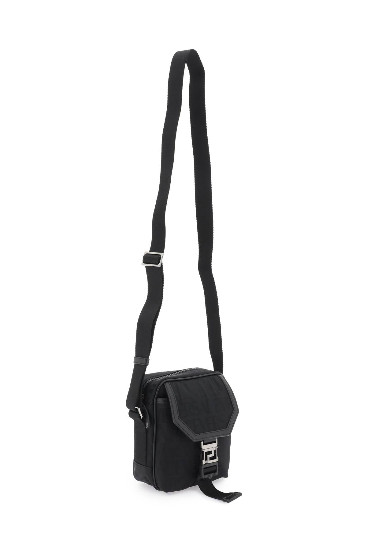 Versace versace allover 'neo nylon' crossbody bag