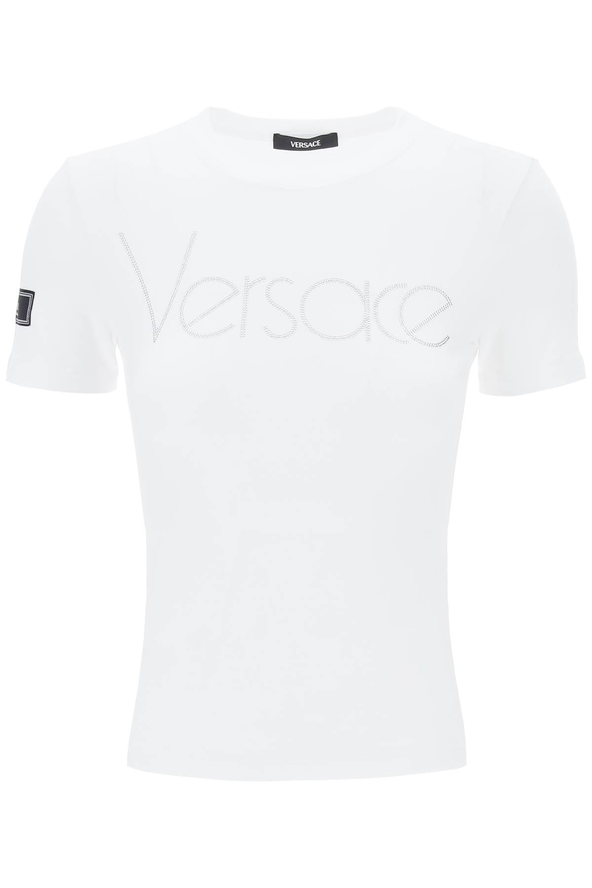 Versace "logo rhinestone t-shirt