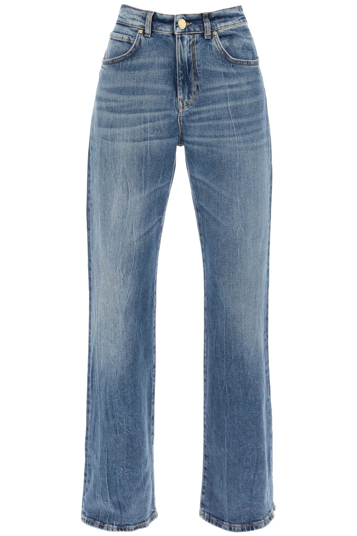 Pinko wanda loose jeans with wide leg