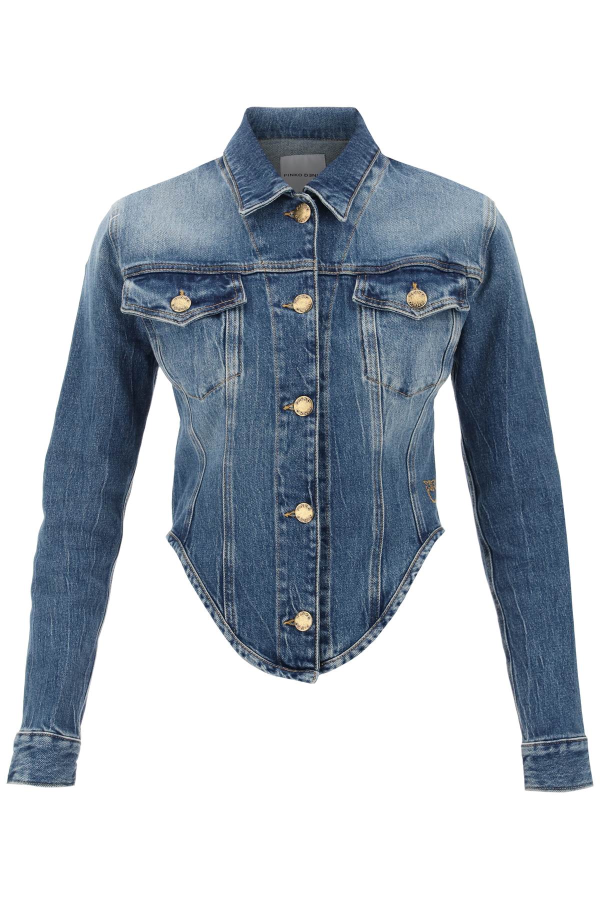 Pinko benaco shaped denim jacket