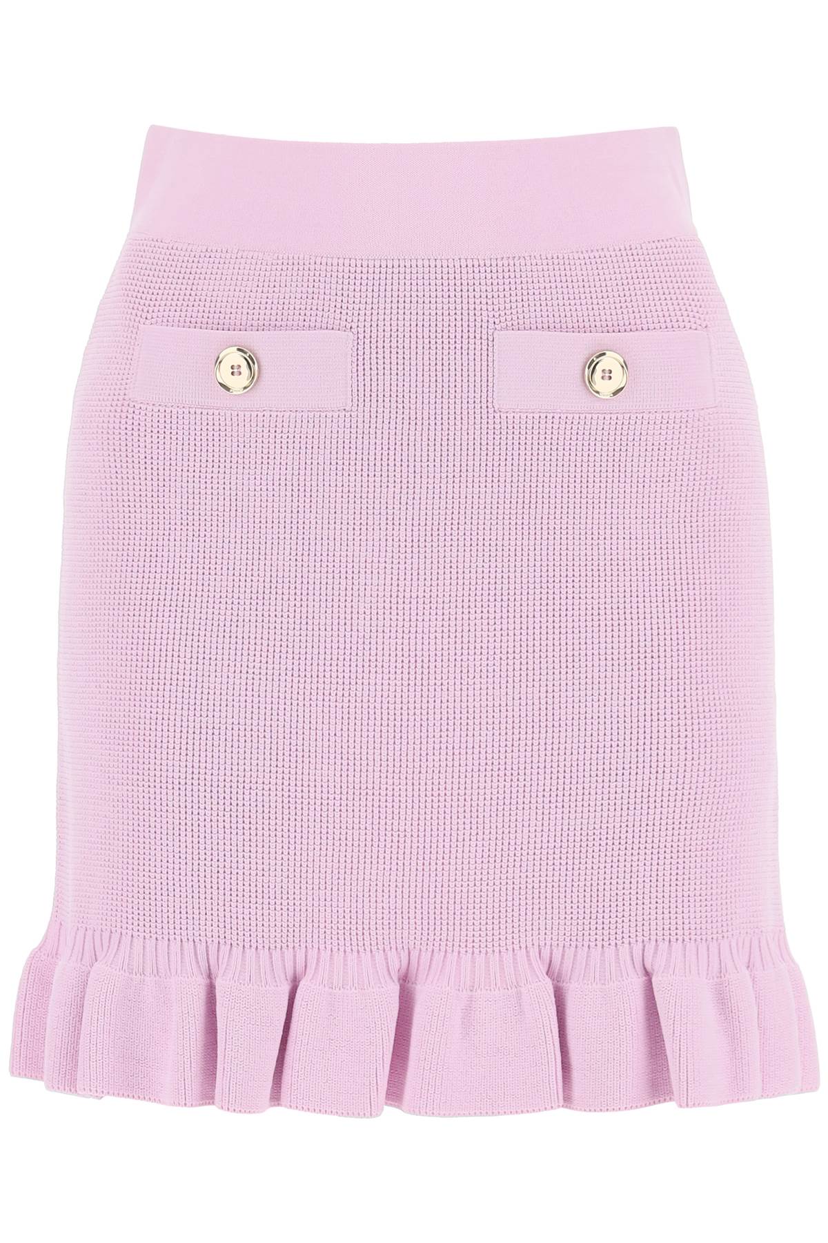 Pinko kalmia knitted mini skirt