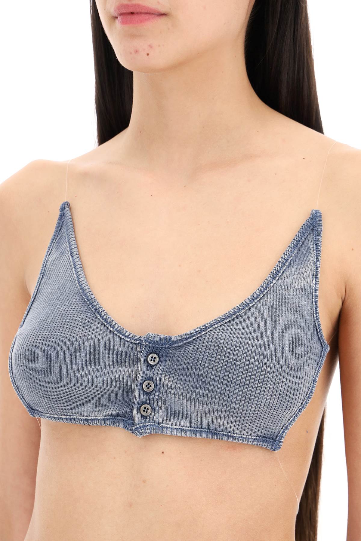 Y project invisible strap crop top with spaghetti