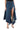 Y project denim midi skirt with cut out details