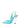 3JUIN With Heel Clear Blue