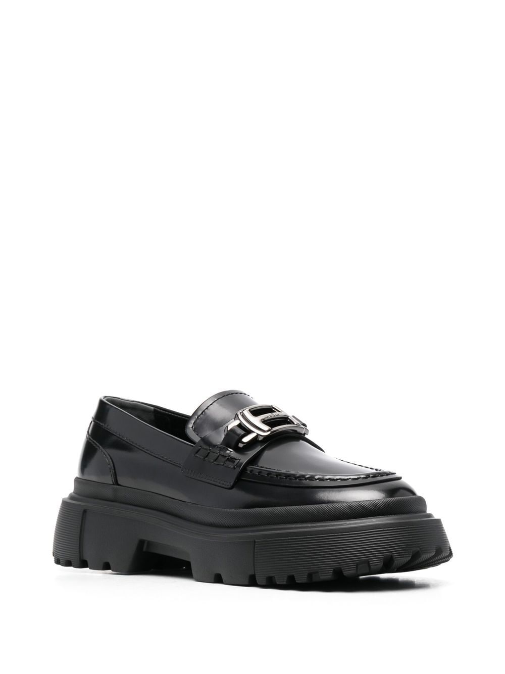 HOGAN PRE Flat shoes Black