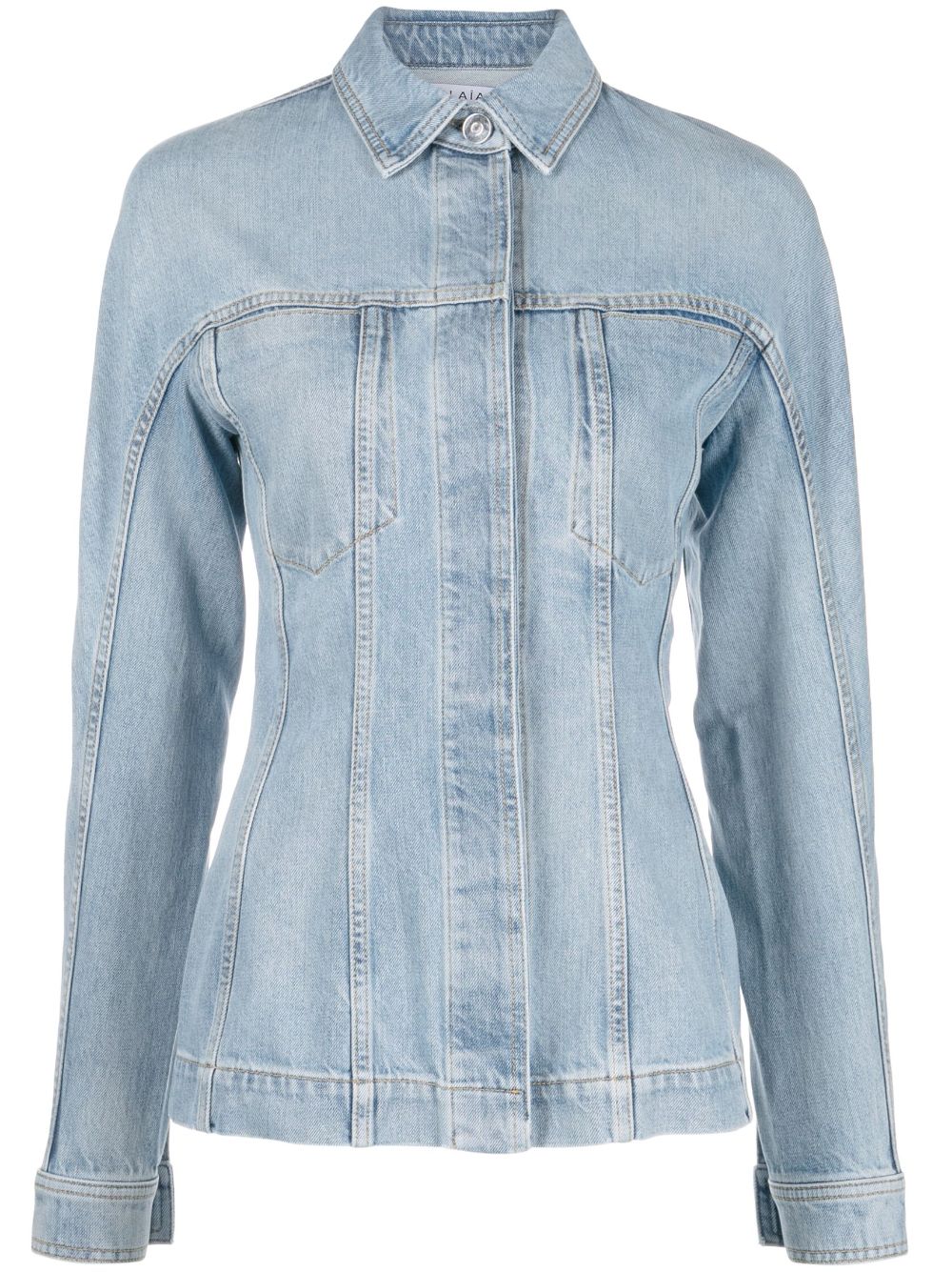 Alaia Coats Clear Blue