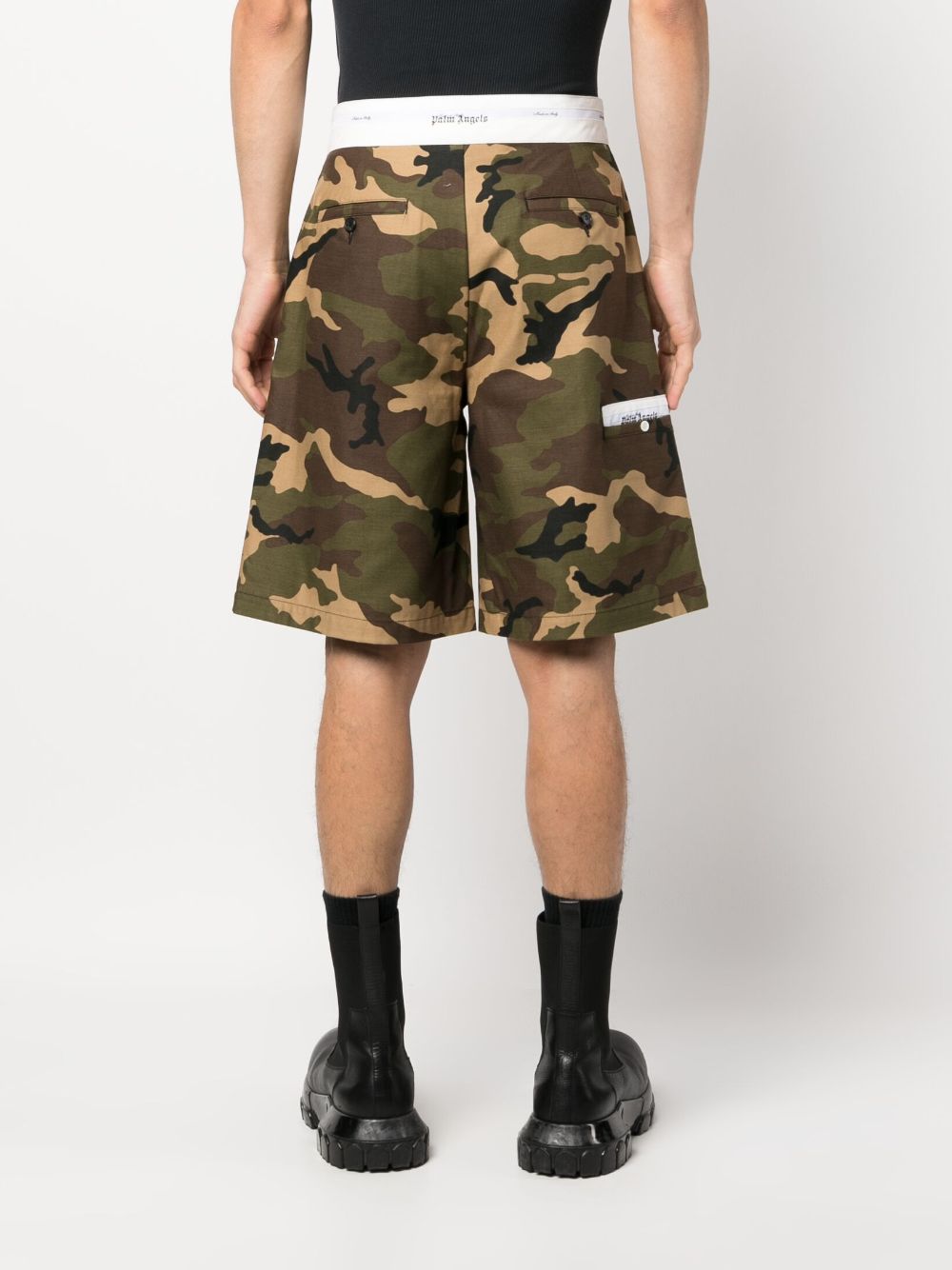 Palm Angels Shorts Green