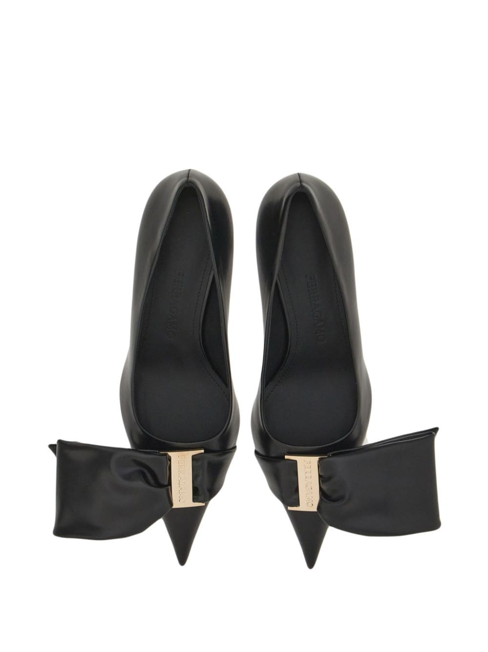 Ferragamo With Heel Black