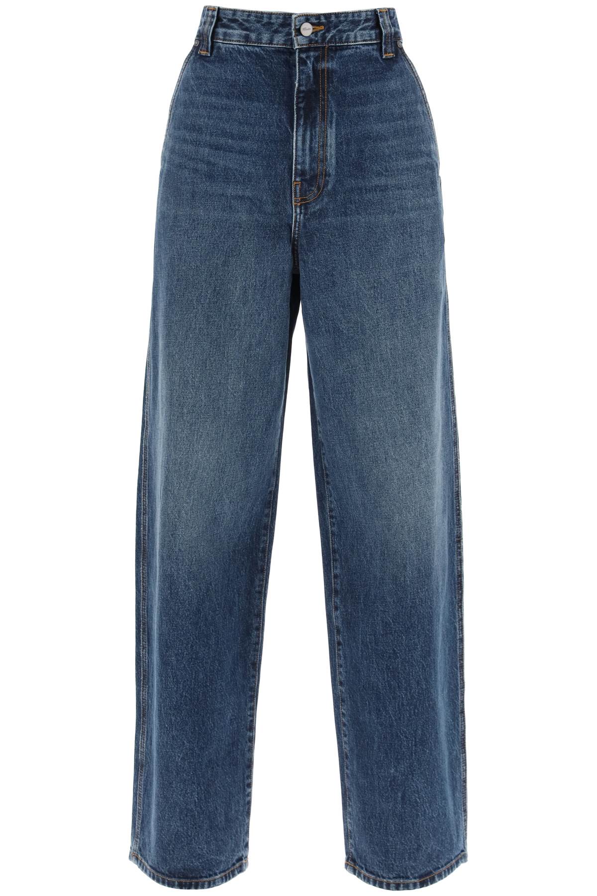 Khaite bacall wide leg jeans