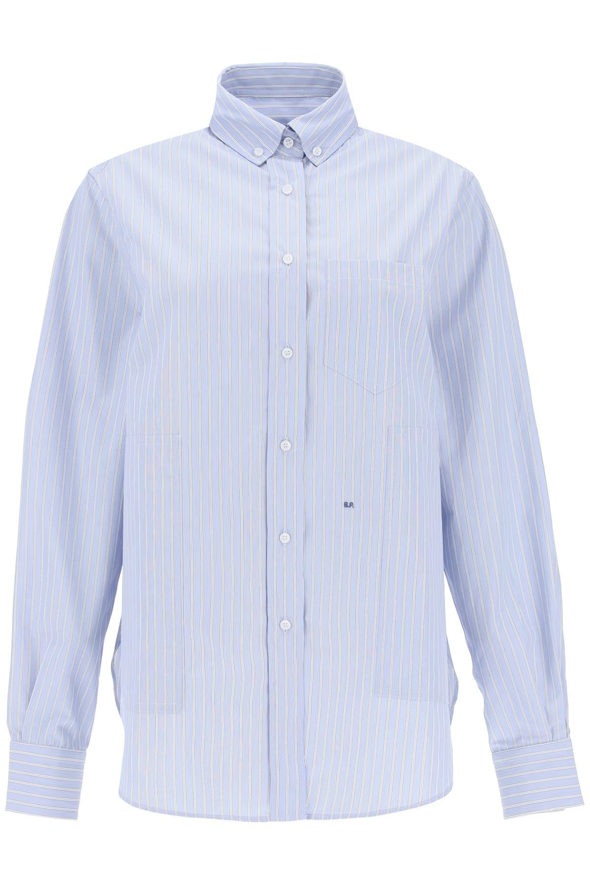 Saks potts william striped shirt