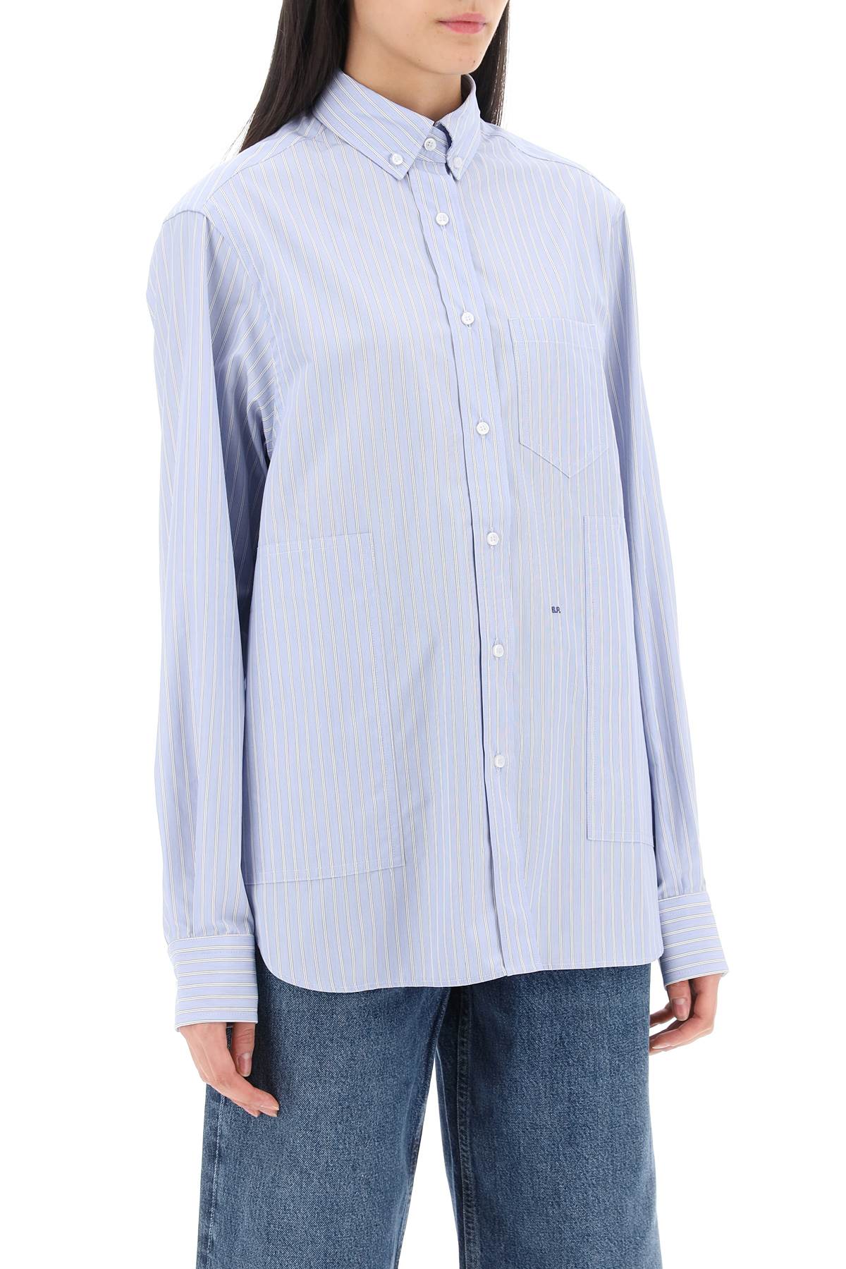 Saks potts william striped shirt