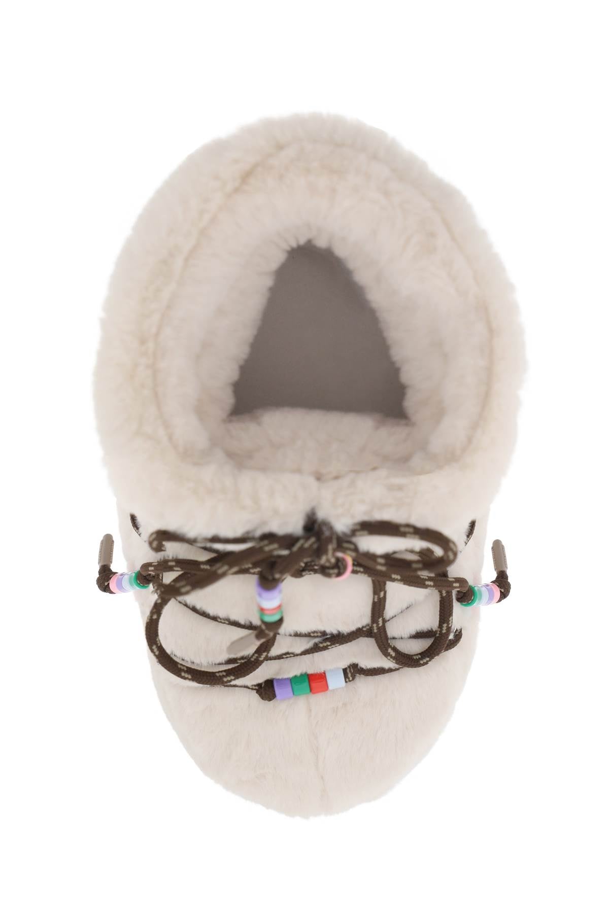 Moon boot icon low faux-fur beads after-ski boots