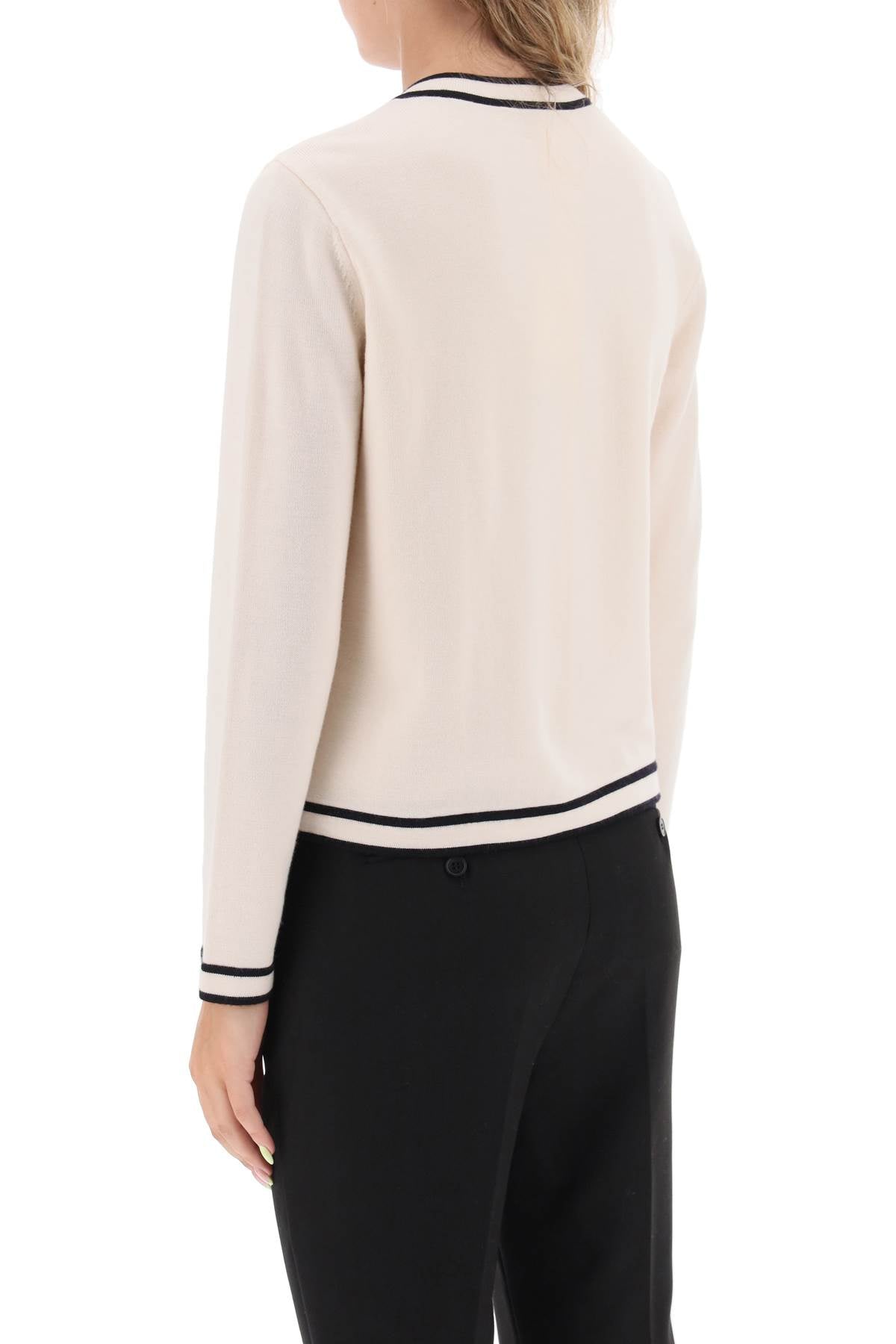 Tory burch kendra merino wool cardigan