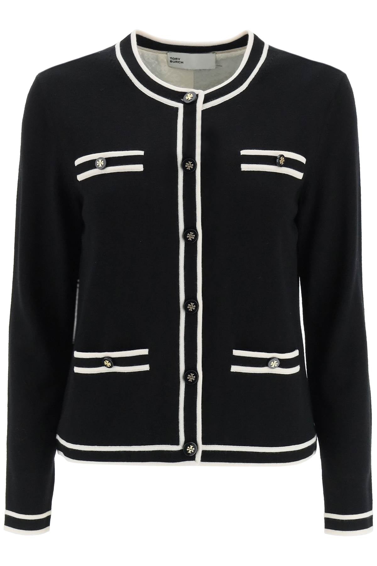 Tory burch kendra merino wool cardigan