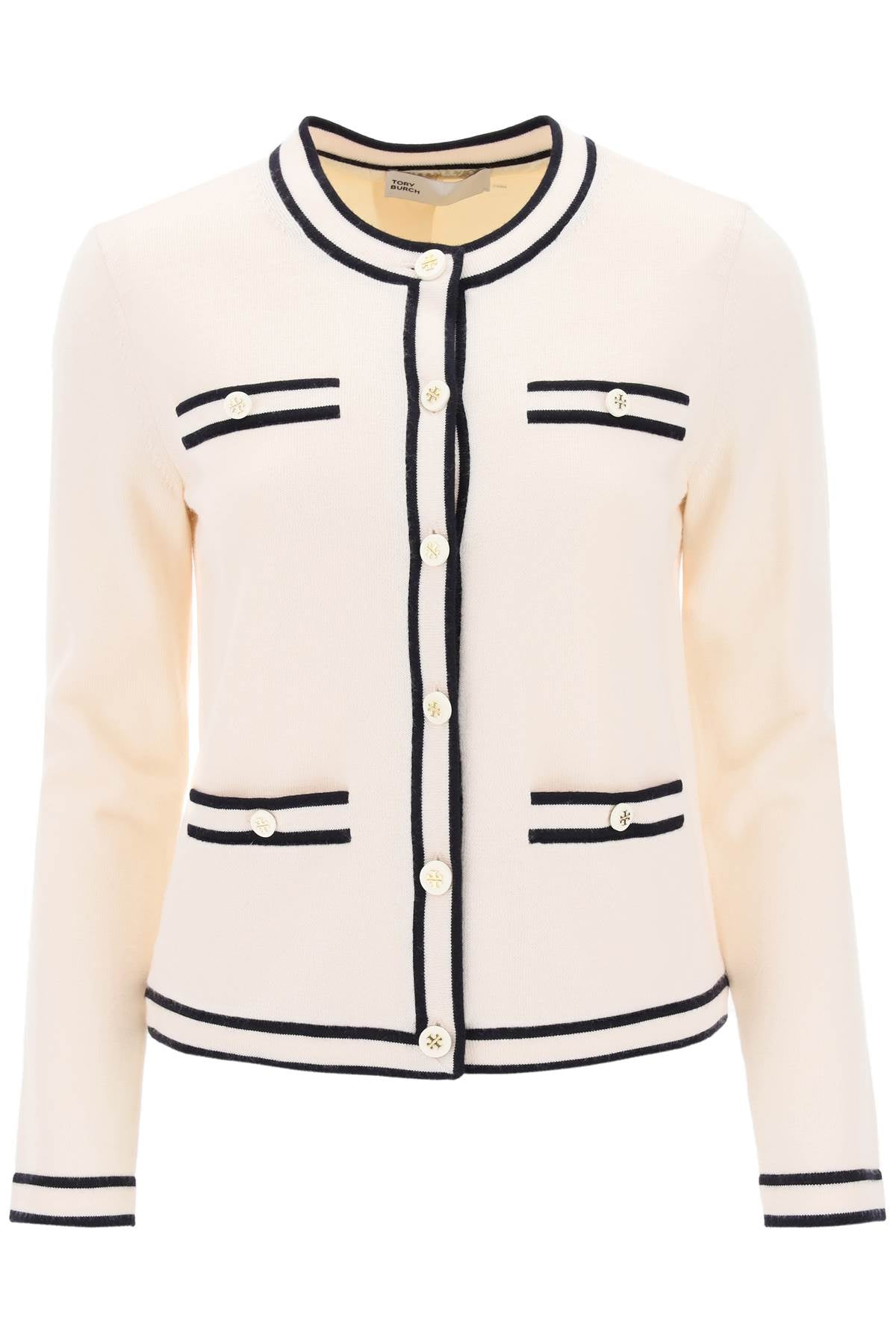 Tory burch kendra merino wool cardigan