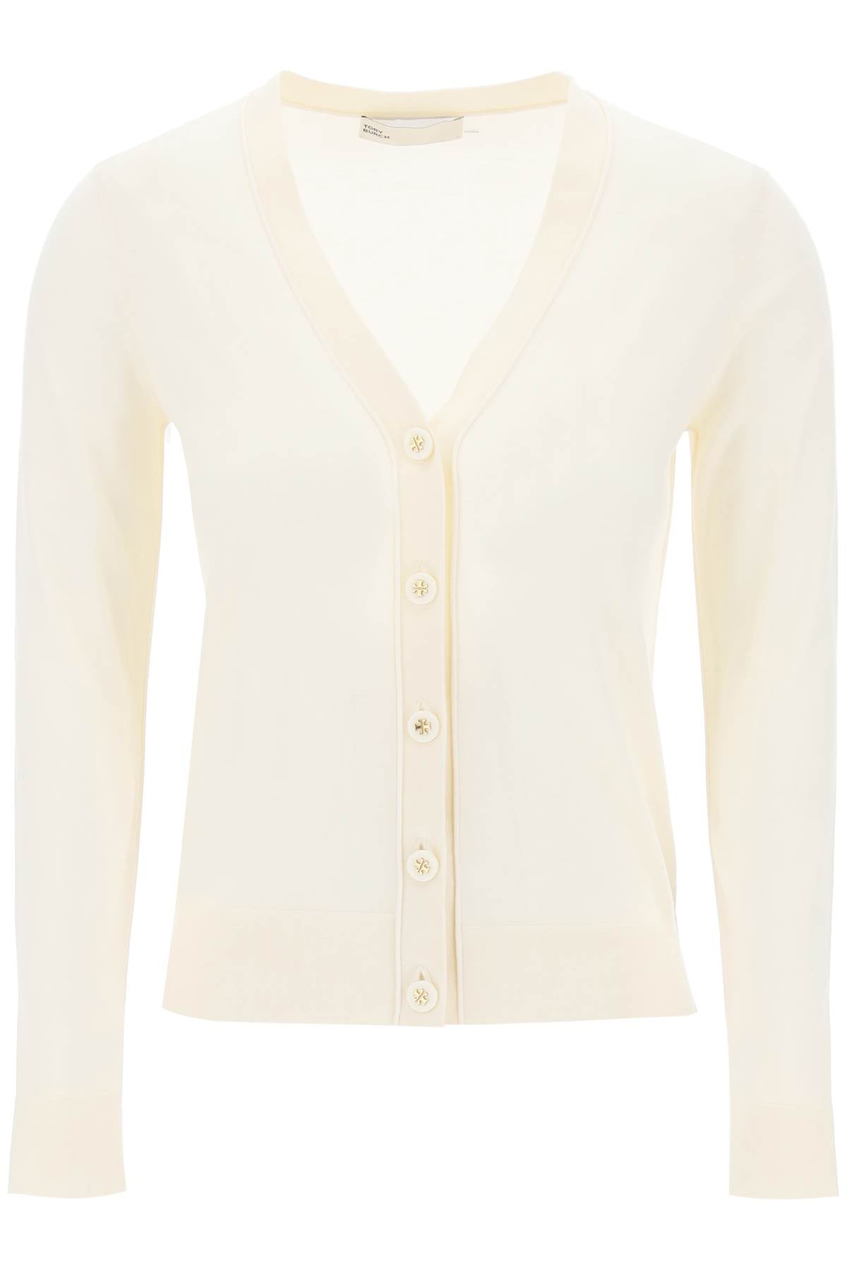 Tory burch 'simone' wool and silk cardigan
