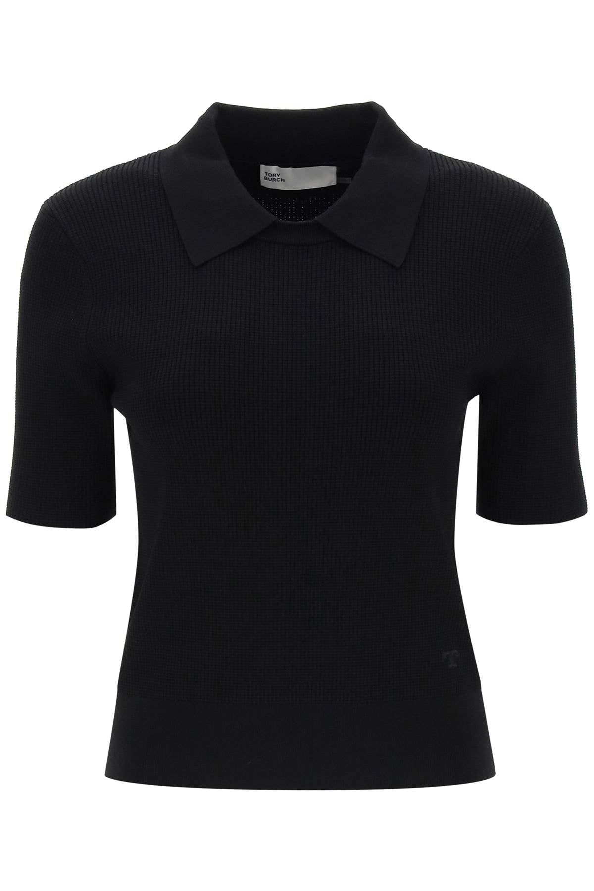 Tory burch knitted polo shirt