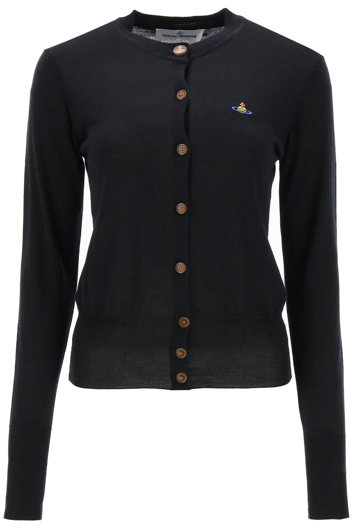 Vivienne westwood bea cardigan with embroidered logo