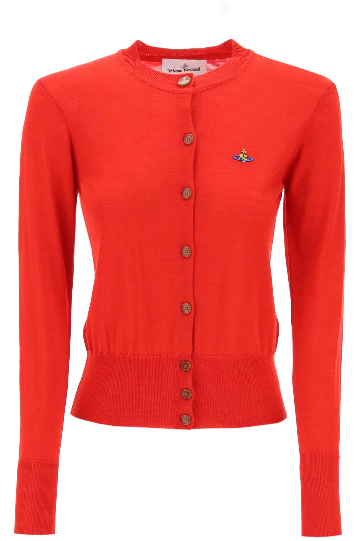 Vivienne westwood bea cardigan with embroidered logo