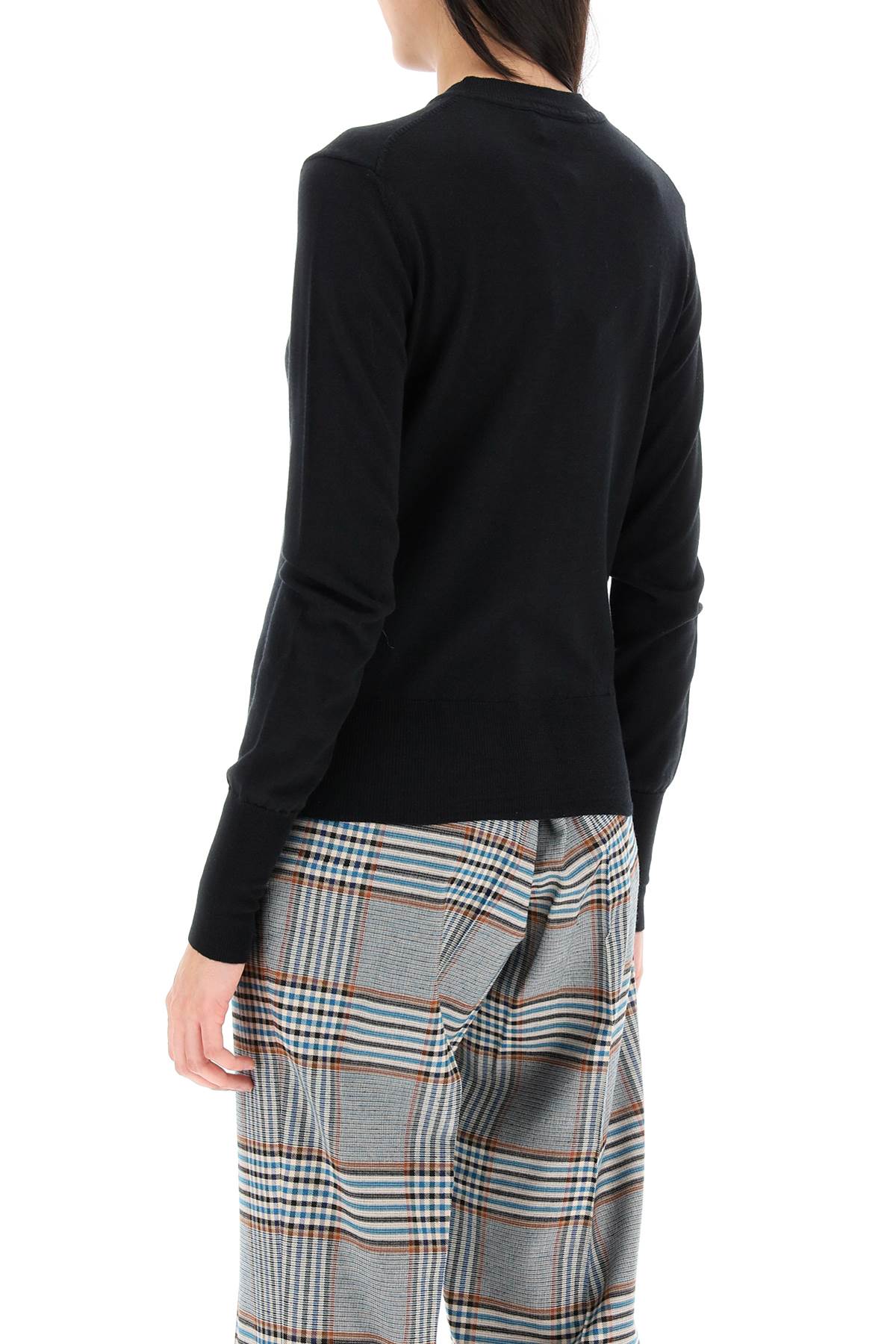 Vivienne westwood bea cardigan with embroidered logo