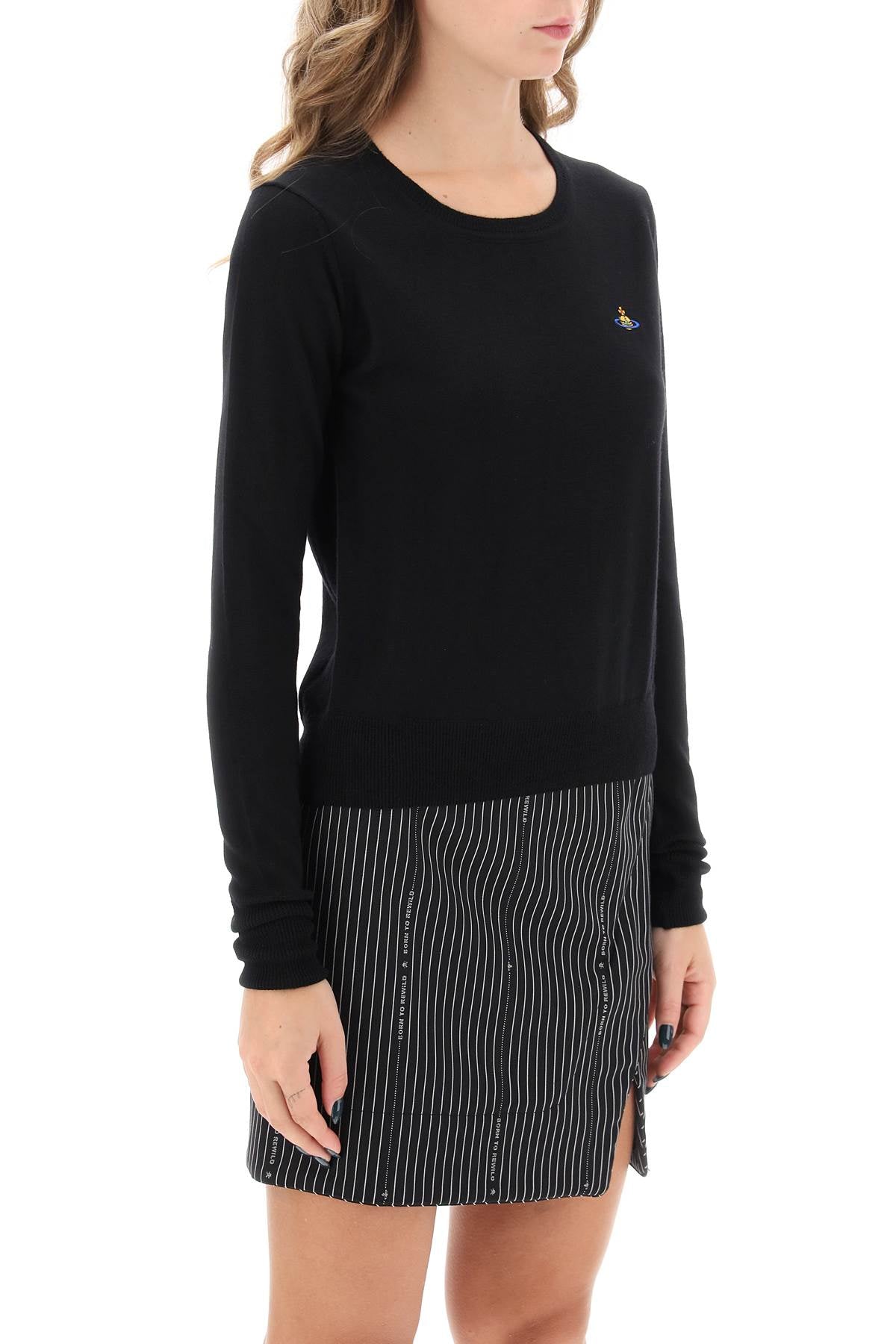 Vivienne westwood bea cardigan with logo embroidery