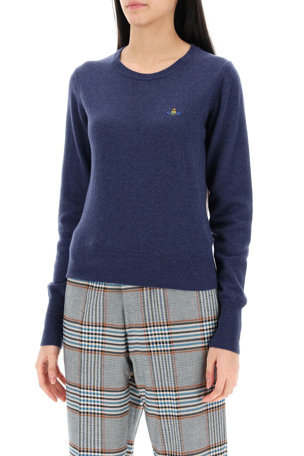 Vivienne westwood bea cardigan with logo embroidery