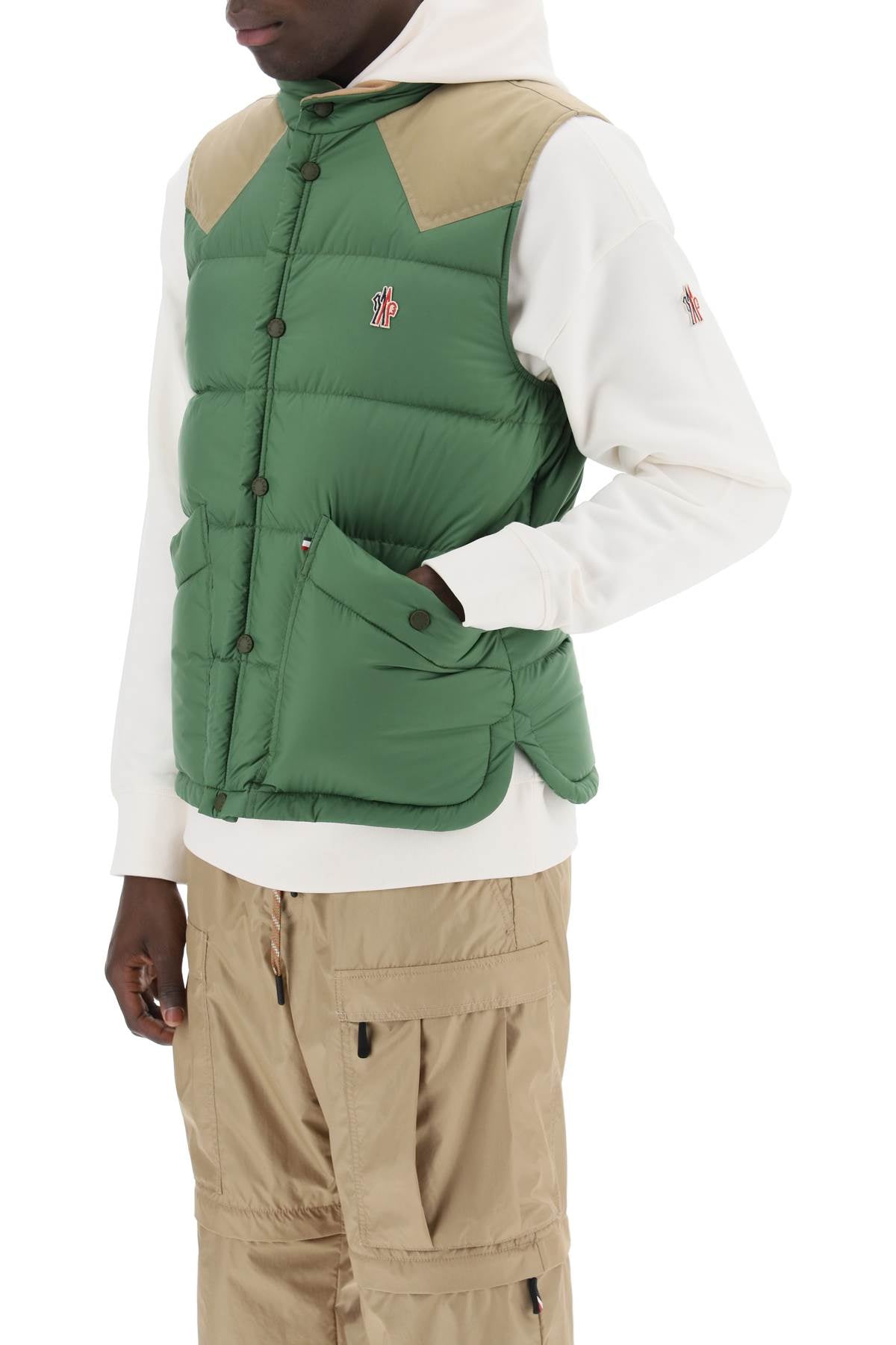 Moncler grenoble veny padded feather vest for