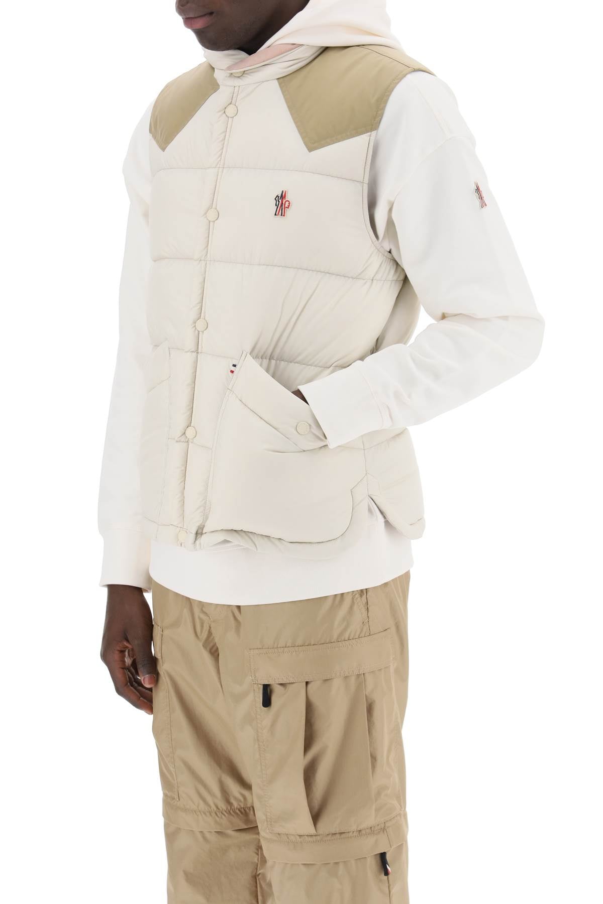 Moncler grenoble veny padded feather vest for