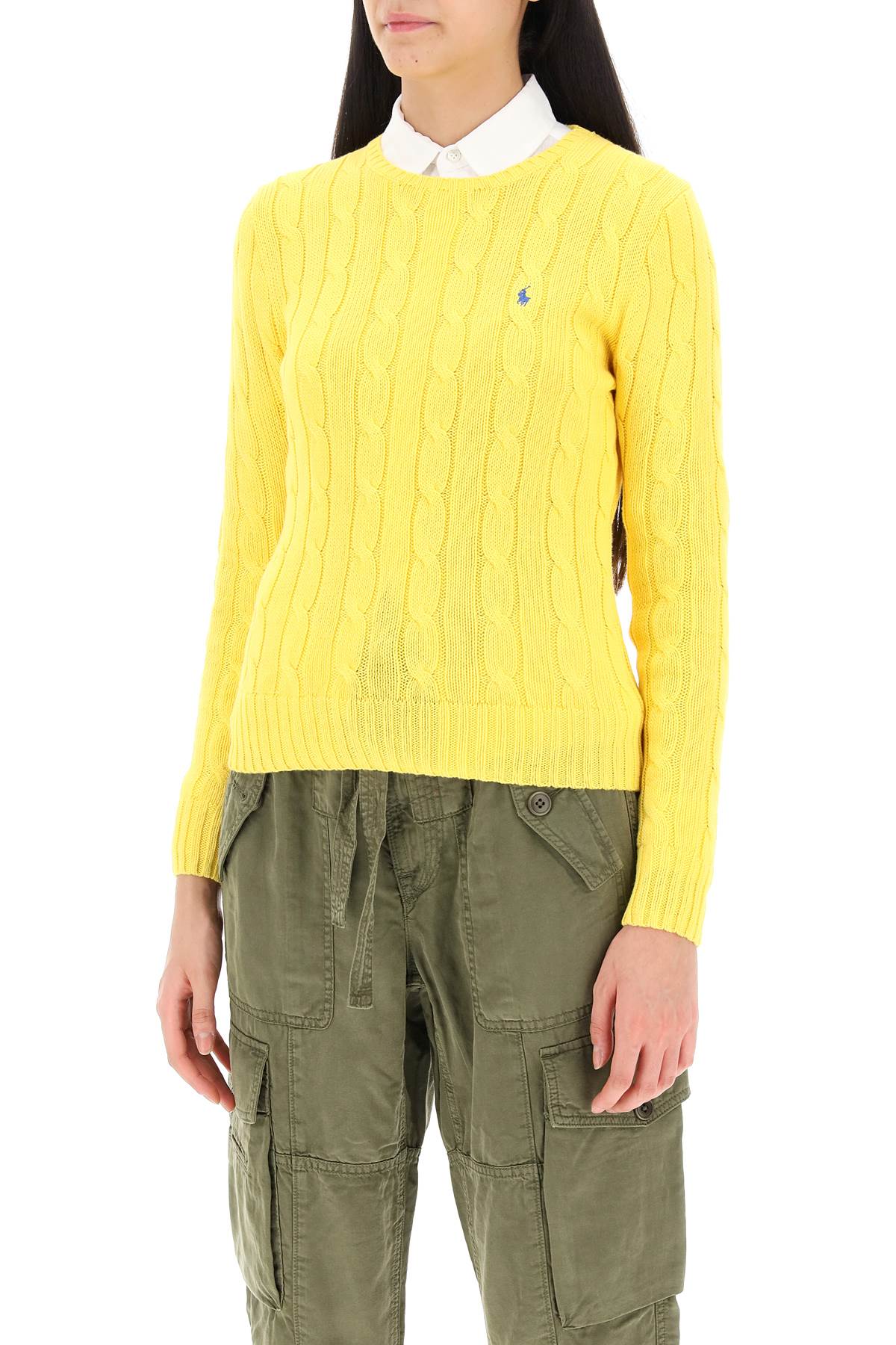 Polo ralph lauren cable knit cotton sweater