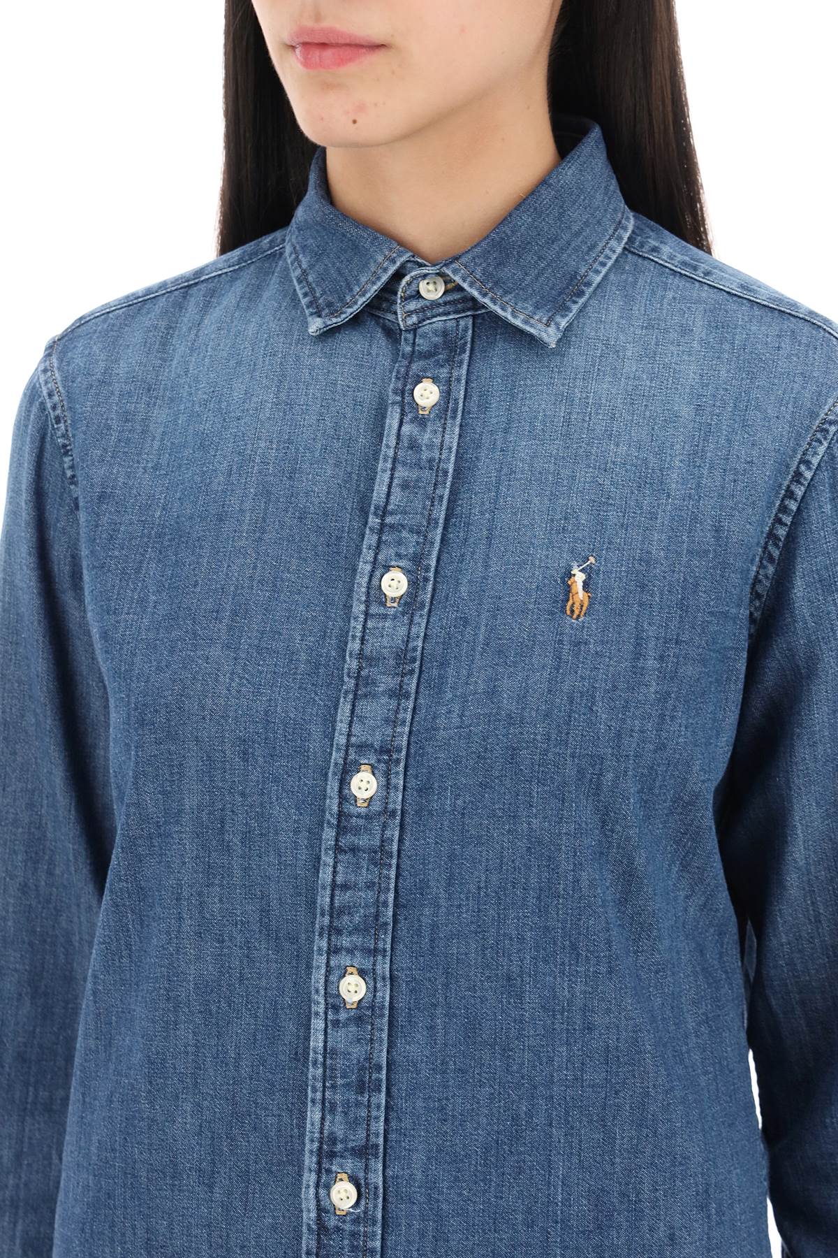 Polo ralph lauren straight denim shirt