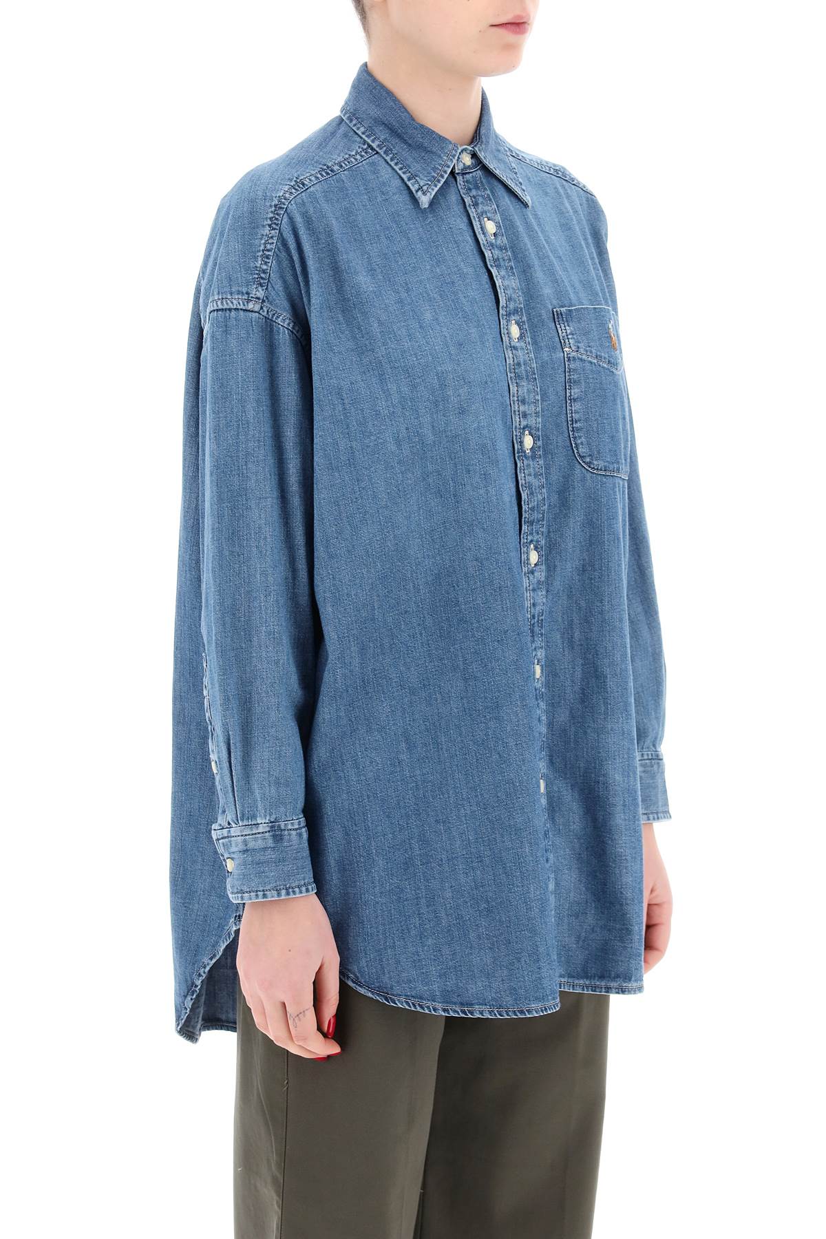 Polo ralph lauren denim oversized shirt for women