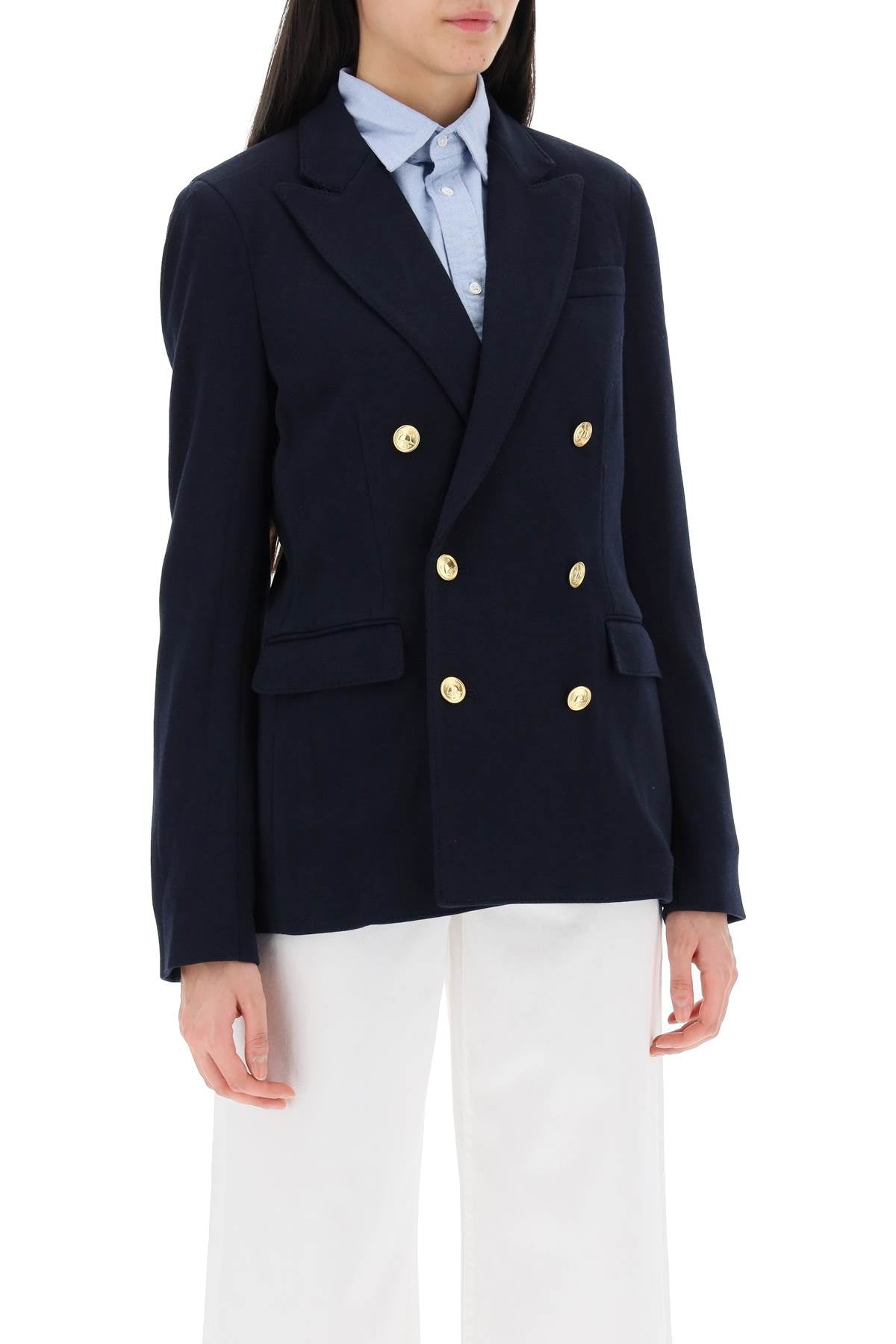 Polo ralph lauren knitted double-breasted jacket
