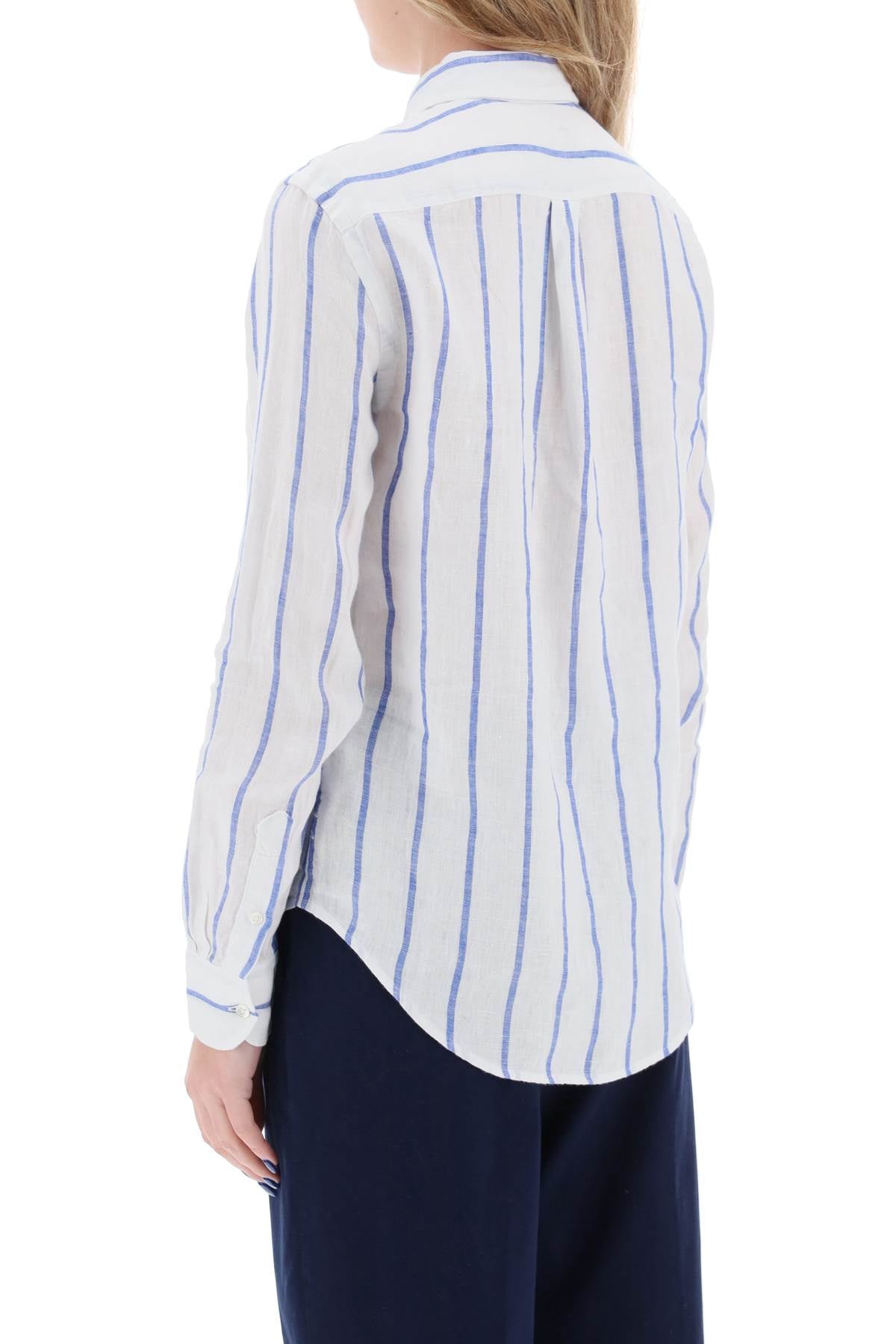 Polo ralph lauren striped linen shirt