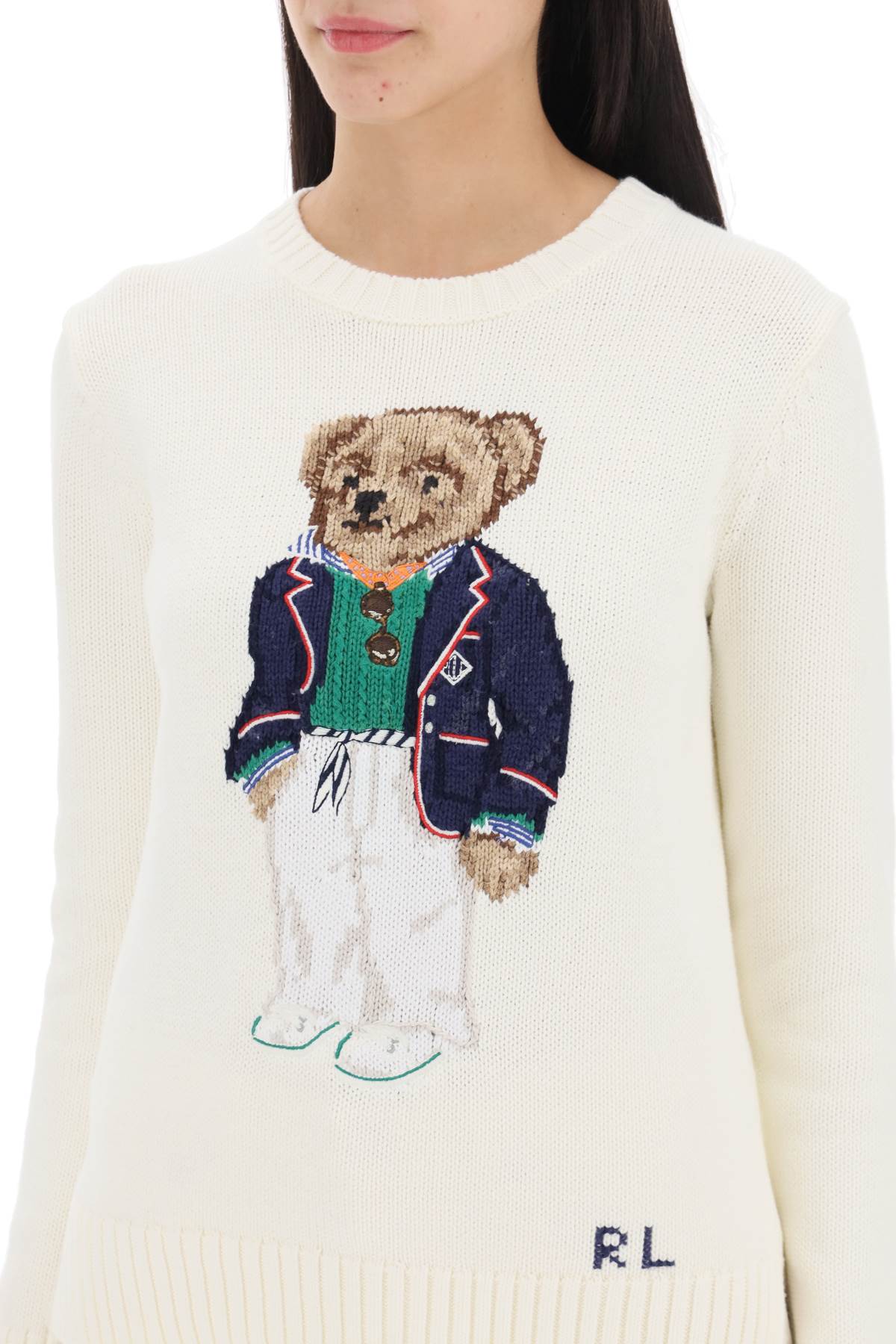 Polo ralph lauren polo bear cotton sweater