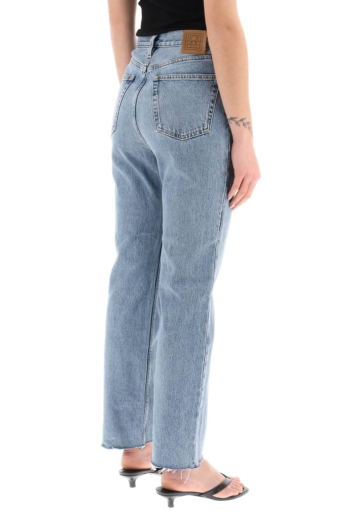 Toteme classic cut jeans in organic cotton