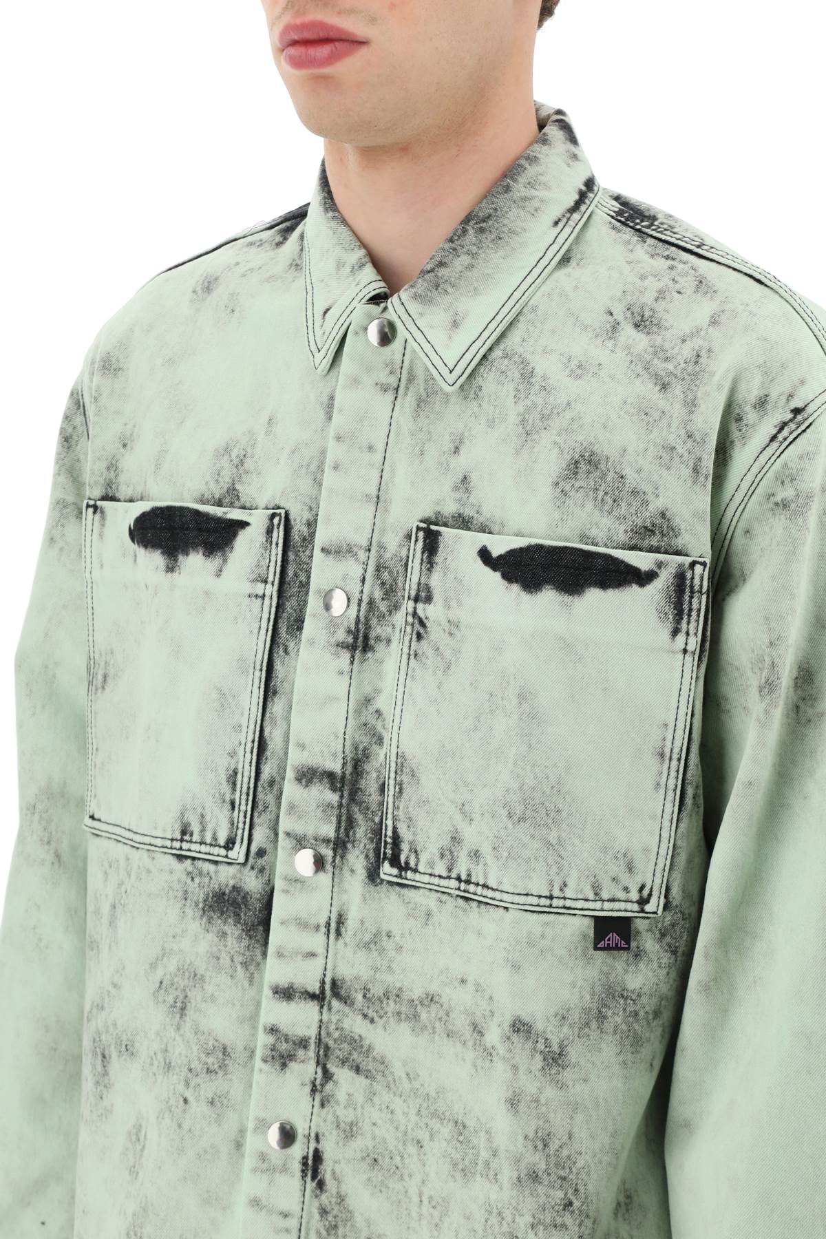 Oamc 'falesia' denim shirt