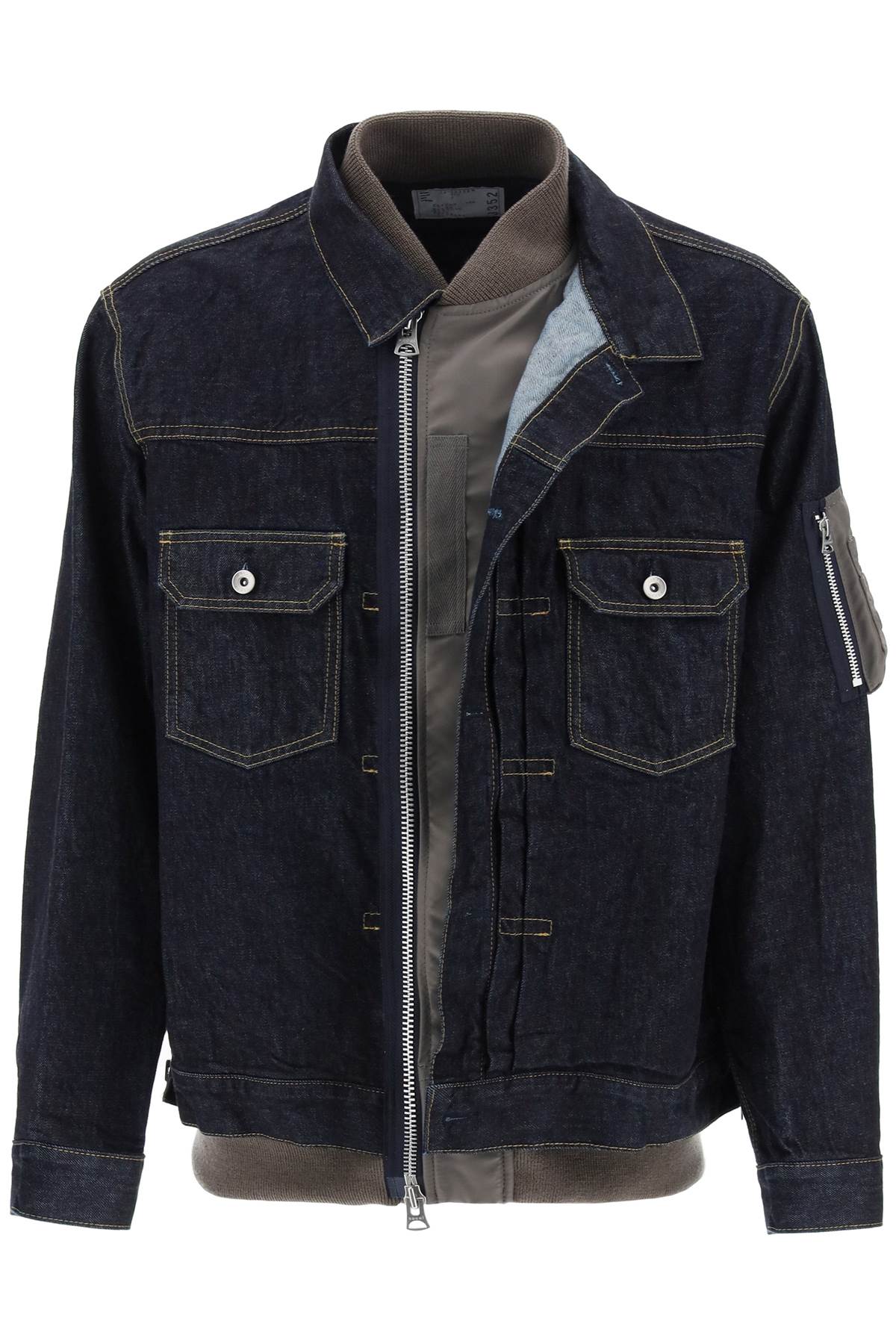 Sacai denim blouson