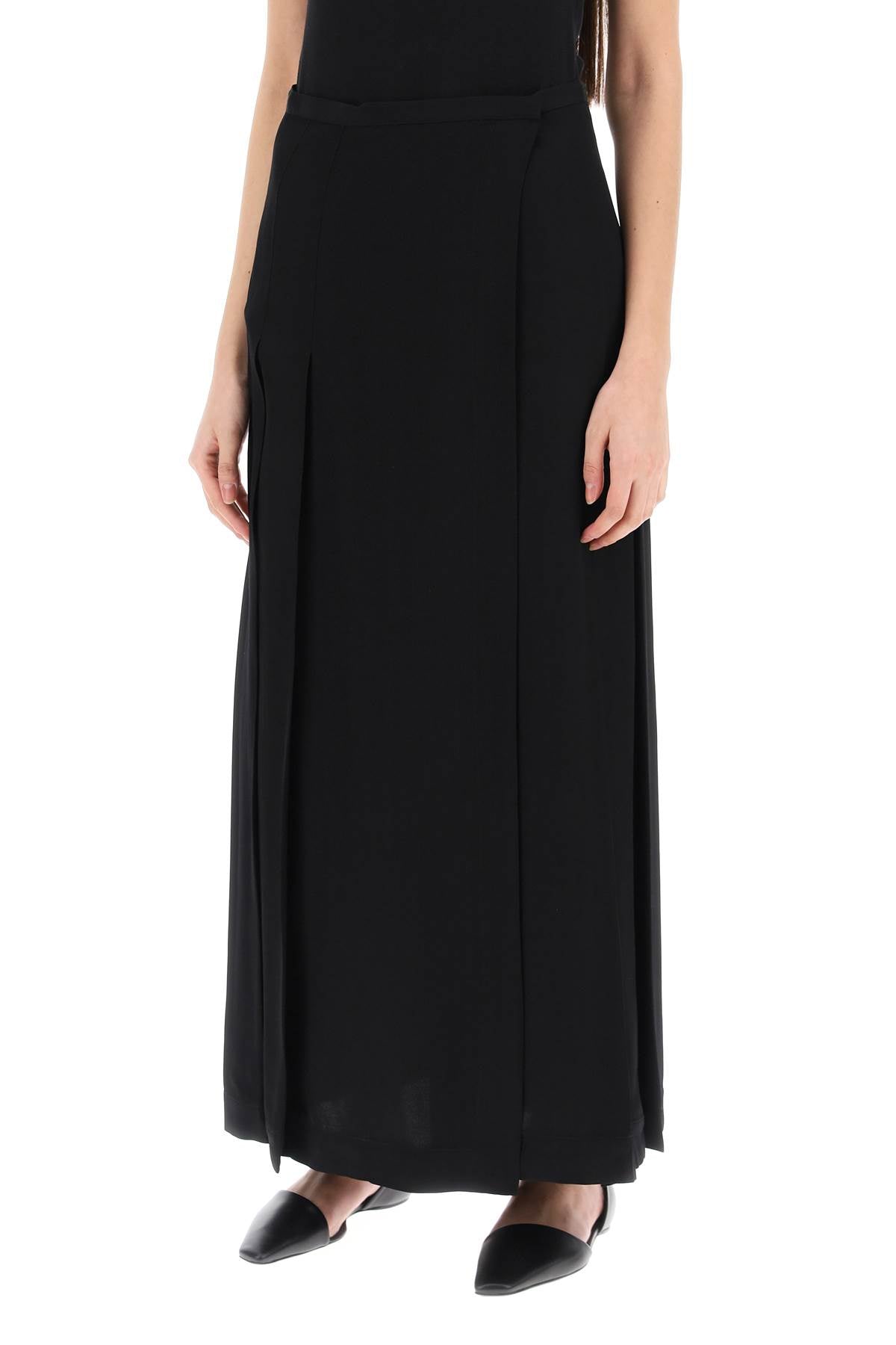 Toteme maxi wrap skirt with pockets